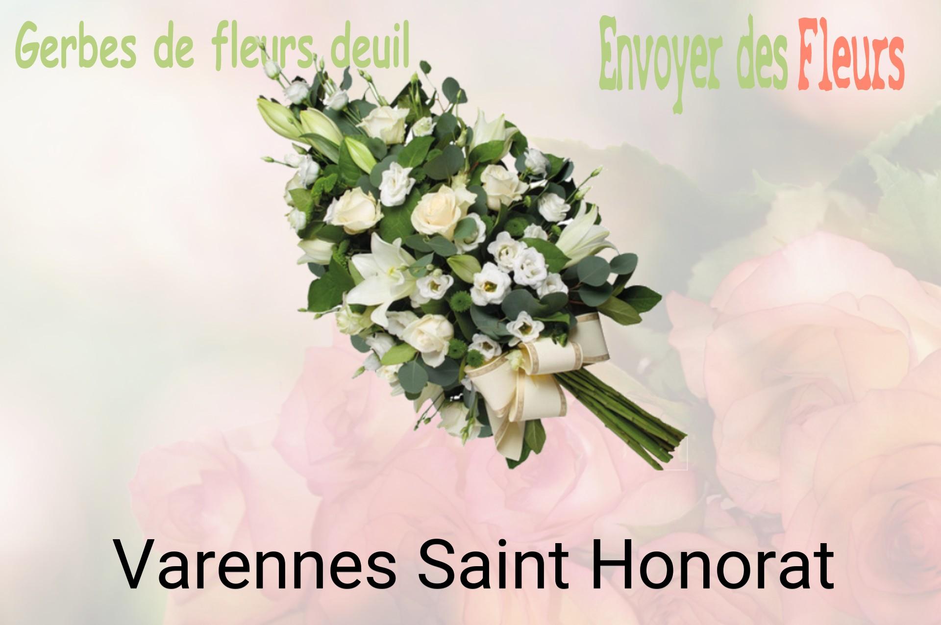 Gerbe de fleurs de deuil livrée à Varennes-Saint-Honorat